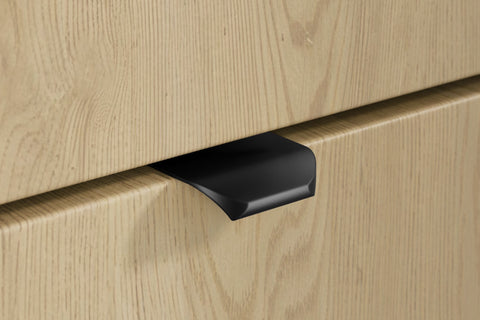 Waschbeckenunterschrank Ovara Cremona Eiche 120 × 52 × 45,8 cm mit 2 Schubladen – Ansicht 6