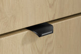 Waschbeckenunterschrank Ovara Cremona Eiche 80 × 52 × 45,8 cm mit 2 Schubladen – Ansicht 5