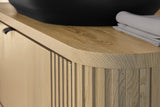 Waschbeckenunterschrank Ovara Cremona Eiche 80 × 52 × 45,8 cm mit 2 Schubladen – Ansicht 7
