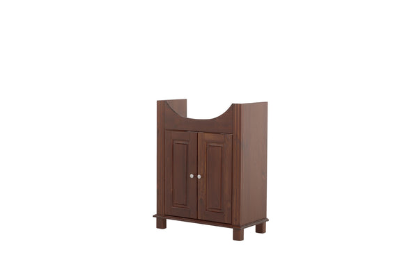 Waschbeckenunterschrank Retrano Braun 65 × 81 × 32 cm mit 2 Türen