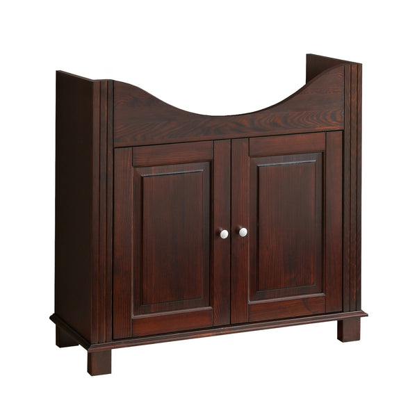 Waschbeckenunterschrank Retrano Braun 85 × 81 × 35 cm mit 2 Türen