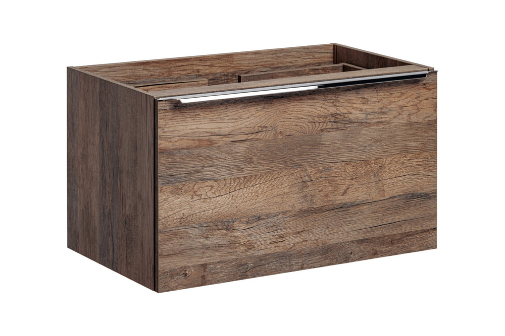 Waschbeckenunterschrank Santora Santa Fe Vintage Eiche 80 × 46 × 45,6 cm mit 2 Schubladen