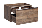 Waschbeckenunterschrank Santora Santa Fe Vintage Eiche 80 × 46 × 45,6 cm mit 2 Schubladen – Ansicht 3
