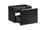 Waschbeckenunterschrank Santora Schwarz matt 60 × 46 × 45,6 cm mit 2 Schubladen – Ansicht 3