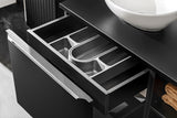 Waschbeckenunterschrank Santora Schwarz matt 60 × 46 × 45,6 cm mit 2 Schubladen – Ansicht 5
