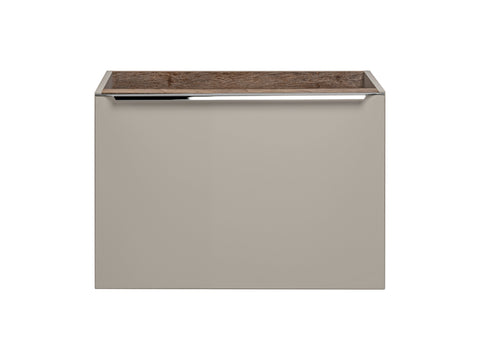 Waschbeckenunterschrank Santora Silikongrau 60 × 46 × 45,6 cm mit 2 Schubladen – Ansicht 2