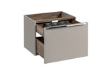 Waschbeckenunterschrank Santora Silikongrau 60 × 46 × 45,6 cm mit 2 Schubladen – Ansicht 3