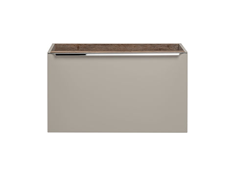 Waschbeckenunterschrank Santora Silikongrau 80 × 46 × 45,6 cm mit 2 Schubladen – Ansicht 2