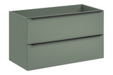 Waschbeckenunterschrank Sombrela Schilfgrün 100 × 57 × 46 cm mit 2 Schubladen