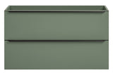 Waschbeckenunterschrank Sombrela Schilfgrün 100 × 57 × 46 cm mit 2 Schubladen – Ansicht 2