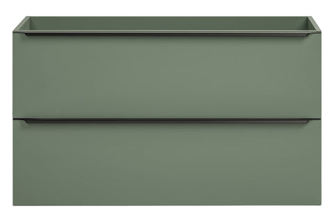 Waschbeckenunterschrank Sombrela Schilfgrün 100 × 57 × 46 cm mit 2 Schubladen – Ansicht 2