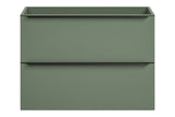 Waschbeckenunterschrank Sombrela Schilfgrün 80 × 57 × 46 cm mit 2 Schubladen – Ansicht 2