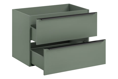 Waschbeckenunterschrank Sombrela Schilfgrün 80 × 57 × 46 cm mit 2 Schubladen – Ansicht 3
