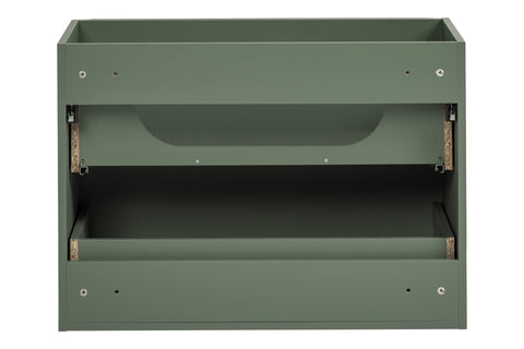 Waschbeckenunterschrank Sombrela Schilfgrün 80 × 57 × 46 cm mit 2 Schubladen – Ansicht 4