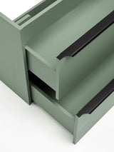 Waschbeckenunterschrank Sombrela Schilfgrün 80 × 57 × 46 cm mit 2 Schubladen – Ansicht 7