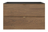 Waschbeckenunterschrank Talvera Casella Eiche 80 × 50 × 45,6 cm mit 2 Schubladen – Ansicht 2