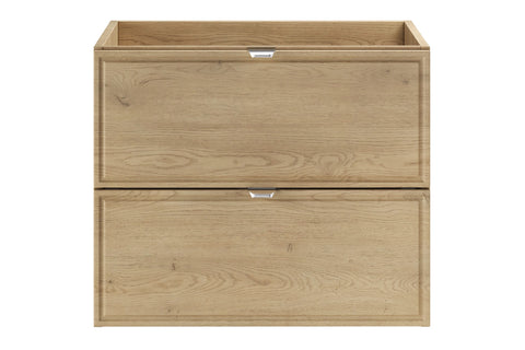Waschbeckenunterschrank Terrana Cremona Eiche 60 × 50 × 46 cm mit 2 Schubladen – Ansicht 2