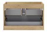 Waschbeckenunterschrank Terrana Cremona Eiche 80 × 50 × 46 cm mit 2 Schubladen – Ansicht 4