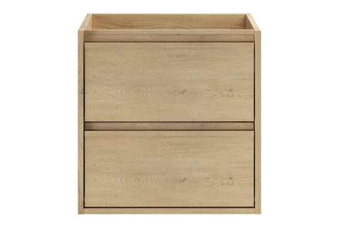Waschbeckenunterschrank Violetta Cremona Eiche 50 × 50 × 46 cm mit 2 Schubladen – Ansicht 2