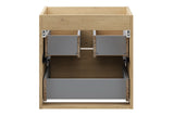 Waschbeckenunterschrank Violetta Cremona Eiche 50 × 50 × 46 cm mit 2 Schubladen – Ansicht 4