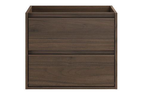 Waschbeckenunterschrank Violetta Walnuss Villa 60 × 50 × 46 cm mit 2 Schubladen – Ansicht 2