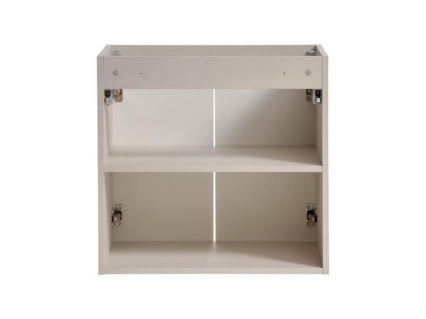 Waschbeckenunterschrank Vivessa Kaschmir matt 60 × 57 × 39 cm mit 2 Türen