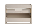 Waschbeckenunterschrank Vivessa Kaschmir matt 80 × 57 × 39,1 cm mit 2 Schubladen