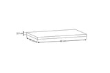 Waschtischplatte Dorella Ristretto Eiche 60 cm – Ansicht 4