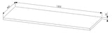 Waschtischplatte Leonis Sherman Eiche 120 cm