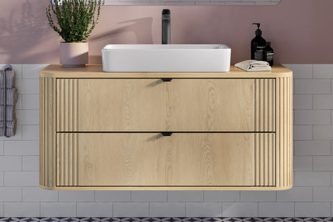Waschtischplatte Ovara Cremona Eiche 120,4 cm – Ansicht 4
