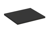 Waschtischplatte Schwarz matt 60 cm