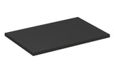 Waschtischplatte Schwarz matt 80 cm