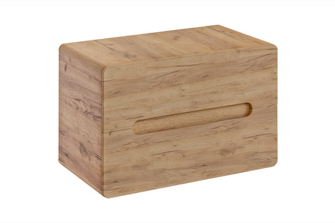 Waschtischunterschrank für Aufsatzwaschbecken Amaris Golden Craft Eiche 80 × 53 × 46 cm mit 2 Schubladen – Ansicht 2