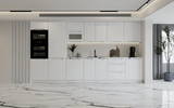 Küchenzeile KS26-G380 – Zivora Weiß – Perfekte Kombination aus Funktion und Design