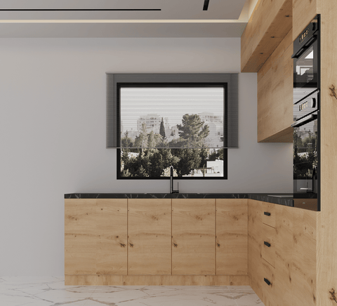 Winkelküche K105-G330 – Nexa Woodline – Praktisch durchdacht für Ihr Zuhause – Ansicht 2