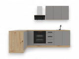 Winkelküche K99-G270 – Nexa Beige – Design trifft Funktionalität – Ansicht 3