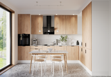 Hochschrank D40SPWN P/L – Sorento Weiß Sonoma Eiche – Ansicht 5