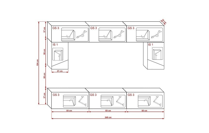 Wohnwand - Elegantes Wohnen, erstklassige Materialien im stilvollen Ambiente.