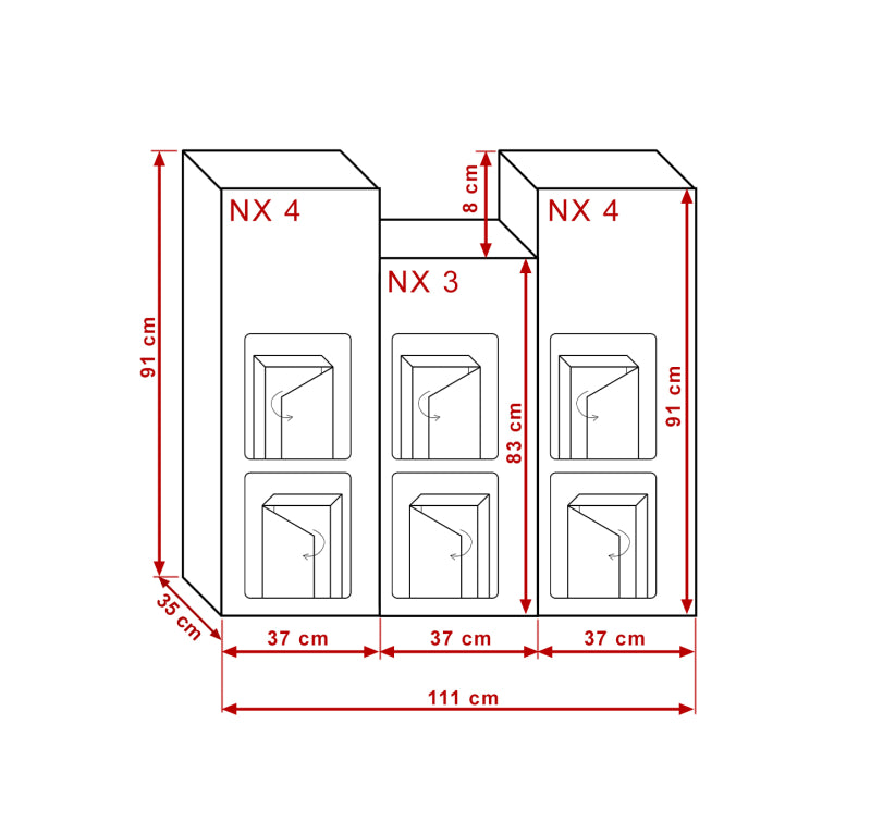 Kommoden Jovita III K15