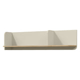 Yuki Wandregal 120 cm in Graubeige / Eiche geölt
