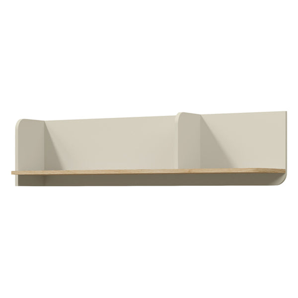 Yuki Wandregal 120 cm – Graubeige / Eiche geölt