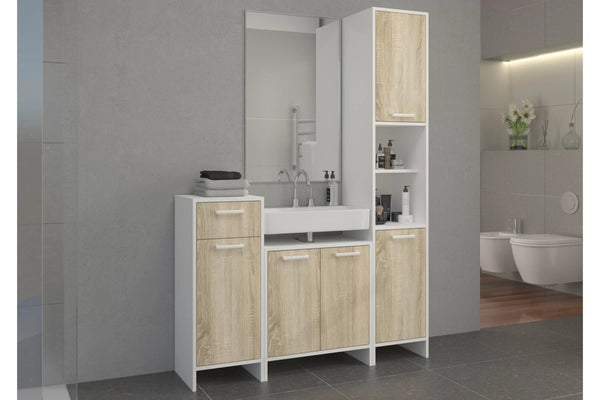 Badmöbel-Set - Lemia - Eine ästhetische und funktionale Note für Ihr Badezimmer. - ROYAL24_MARKT