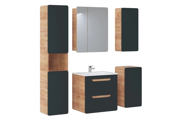 Badmöbel - Set - Aruba Cosmos - Gut gestaltet und elegant, passend für jedes Badezimmer. - ROYAL24_MARKT