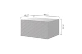 Nachtschrank 50 cm - Hochwertiges Möbelstück für zusätzlichen Stauraum. - ROYAL24_MARKT